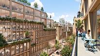Visionsbild Stockholm Wood City Visionsbild Stockholm Wood City
