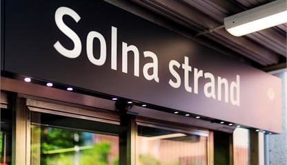 Tunnelbana Solna strand Vretenvägen 6