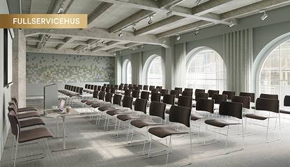 Visionsbild, konferensrum Norra Stationsgatan 61