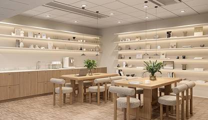 Visionsbild lounge/bibliotwk Kungsgatan 12-14