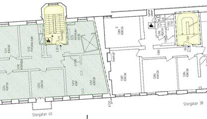Planlösning Storgatan 38-40
