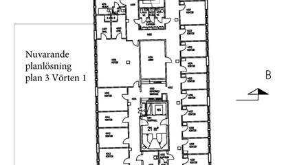 Planlösning plan 3 Careliigatan 2