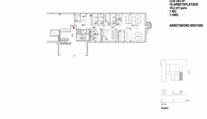 Planlösning Kungsgatan 43