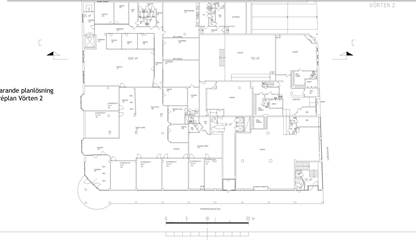 Planlösning - entréplan Rademachergatan 8