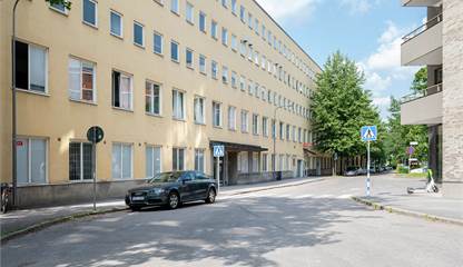 Fasad Mejerivägen 2-4