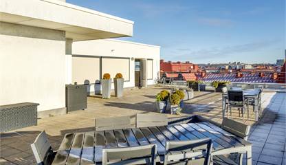 Den fantastiska terrassen Odinsgatan 10