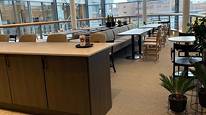 Gemensamma pentryn på våningsplan Lindholmspiren 9