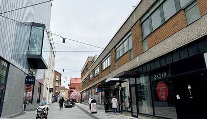 Butikens läge på Nygatan Nygatan 5
