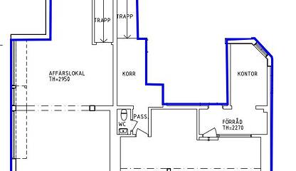Planskiss Kyrkogatan 10