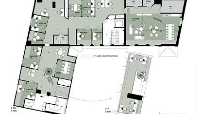 Planskiss Ledig lokal, Sveagränd 1, Centrum, Borlänge