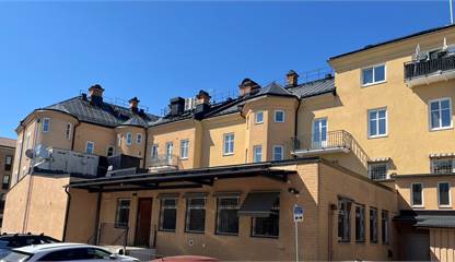 Fasad baksida Borganäsvägen 44