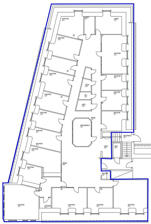 Kyrkogatan 22, Centrum