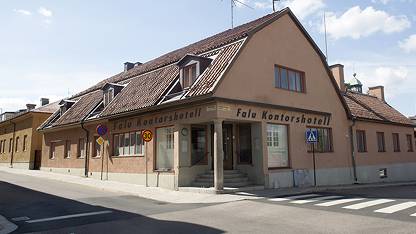 Kontorshotellets fasad Ledig lokal, Engelbrektsgatan 25, Centrum, Falu