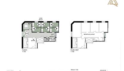 Planskiss Målaregatan 1