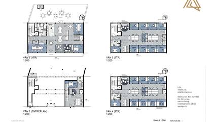 Vissionsskiss plan 1-4 Borganäsvägen 38