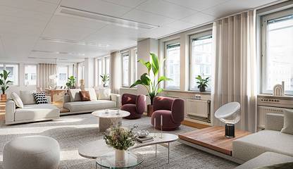 Möblerad visionsbild Vasagatan 36