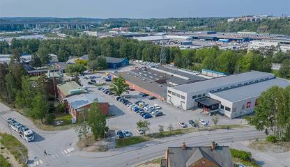 Flygbild Tallvägen 2