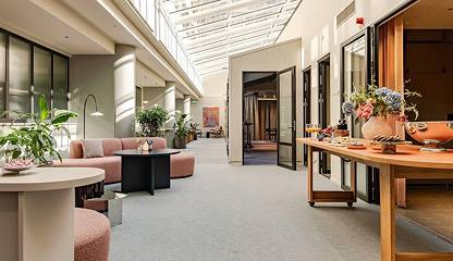 Co-working och lounge i fastigheten Gävlegatan 22