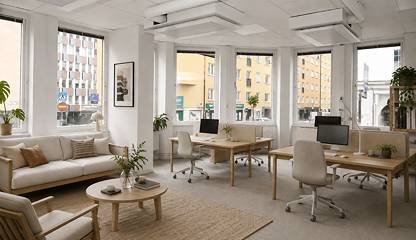 Öppet kontorslandskap med fint hörnläge Högbergsgatan 26 B