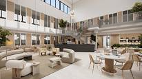 Ljust och luftigt atrium Svetsarvägen 24