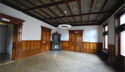 Stora rummet Storgatan 2 kakelugn trätak Storgatan 34