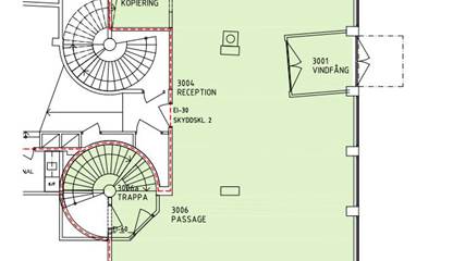 Planskiss Källarplan 175m2 Rådhusgatan 25