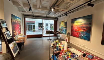 Interiör mot entrén Torggatan 4