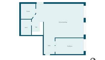 Planskiss Planritning Trädgårdsgatan 18