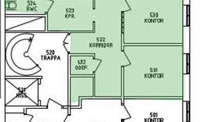 A10 Trädgårdsgatan 18 Planskiss 120 m2 Trädgårdsgatan 18