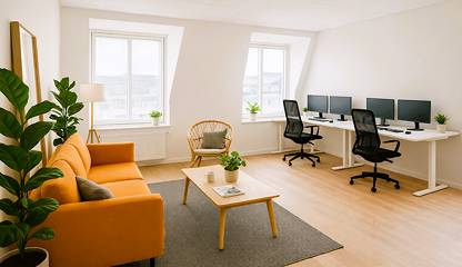 Kontor för 4 personer öppen planlösning Esplanaden 10